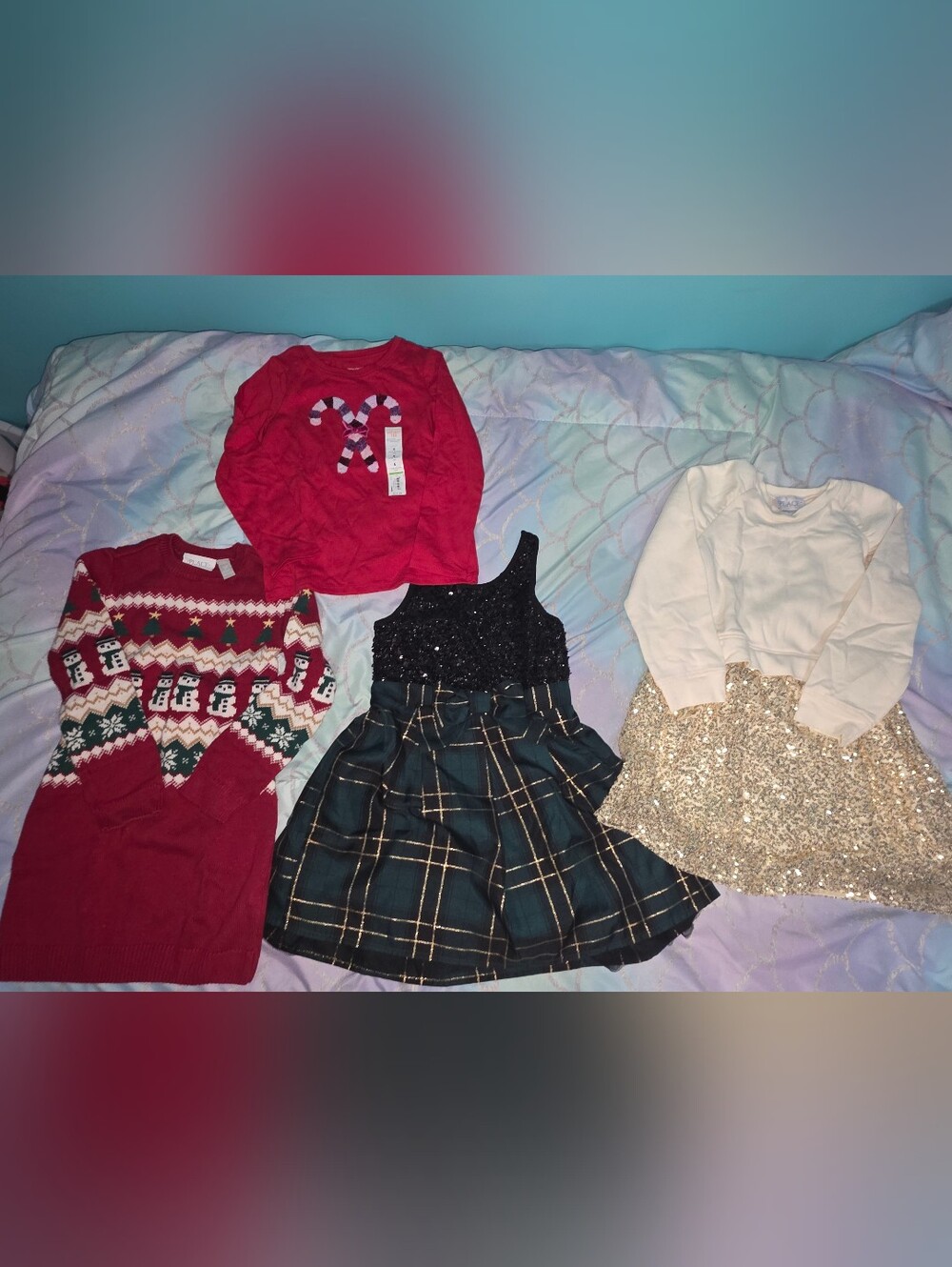 Girl' Christmas Bundle Size Small 5/6